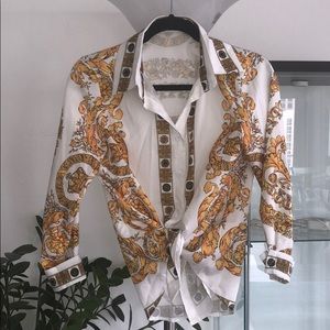 Versace inspired blouse 😻